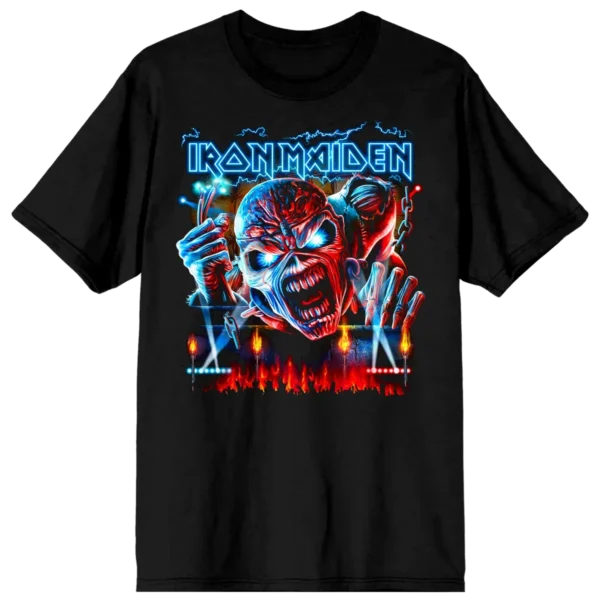 Iron Maiden 3D 2026 Tour Tee front