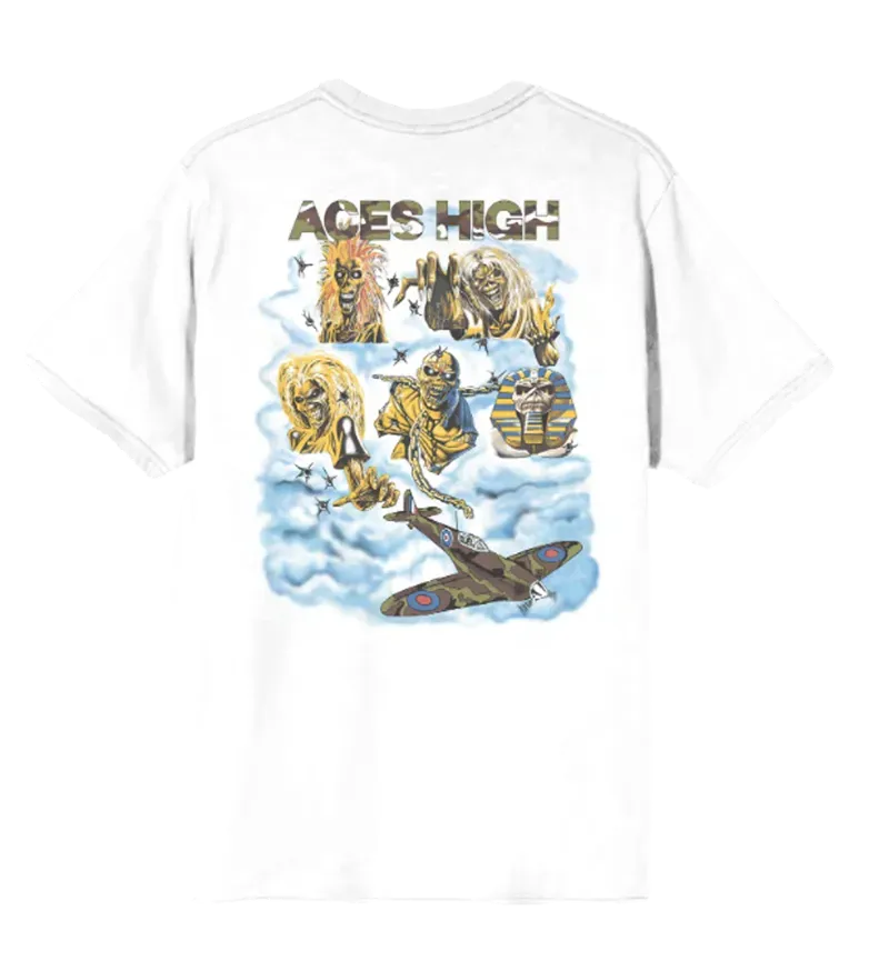 Iron Maiden Aces High Live After Death 40th Anniversary Tee