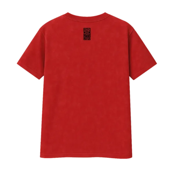 Iron Maiden Est. 1975 Logo Vintage Red Tee back