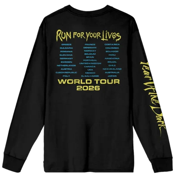Iron Maiden Fear of the Dark 2026 Tour Sweatshirt back