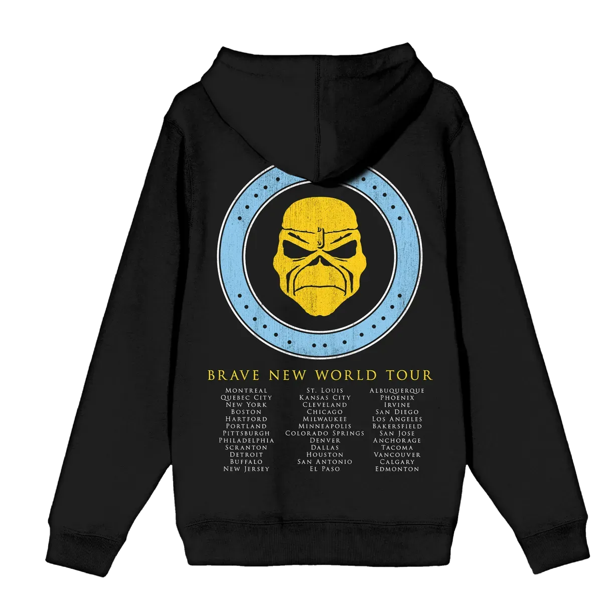 Iron Maiden IM50 Brave New World Tour Hoodie back