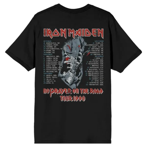 Iron Maiden IM50 No Prayer for the Road Tee back