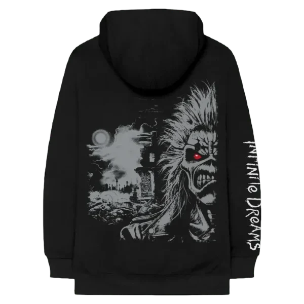 Iron Maiden Infinite Dreams Hoodie Black Back