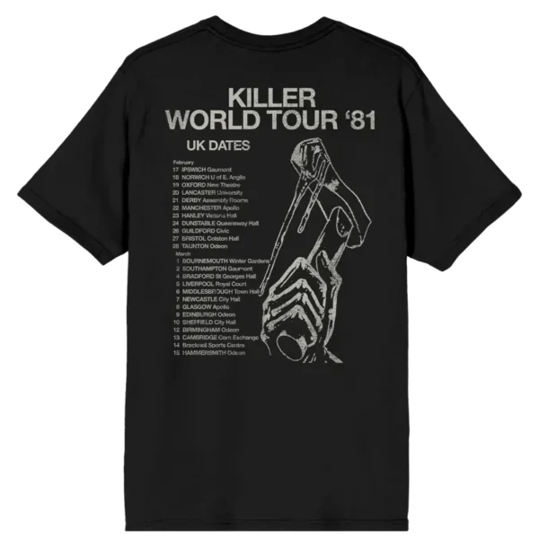 Iron Maiden Killer 1981 Vintage Tour Tee