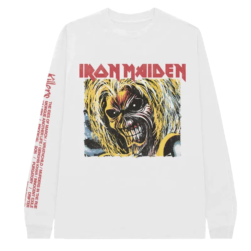 Iron Maiden Killers 45 Axe Longsleeve Tee