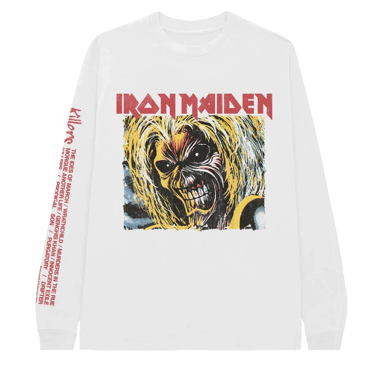 Iron Maiden Killers 45 Axe Sweatshirt front