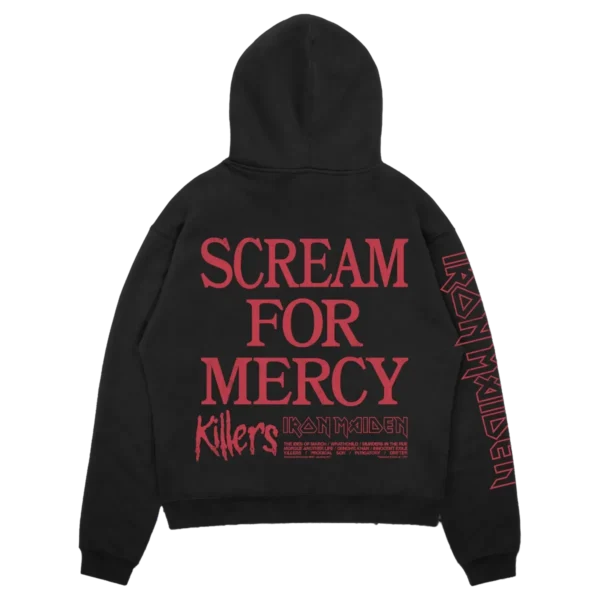 Iron Maiden Killers 45 Scream For Mercy Hoodie back