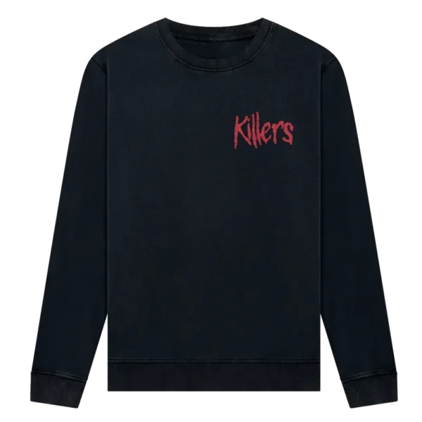 Iron Maiden Killers 45 Tracklist Vintage Sweatshirt front