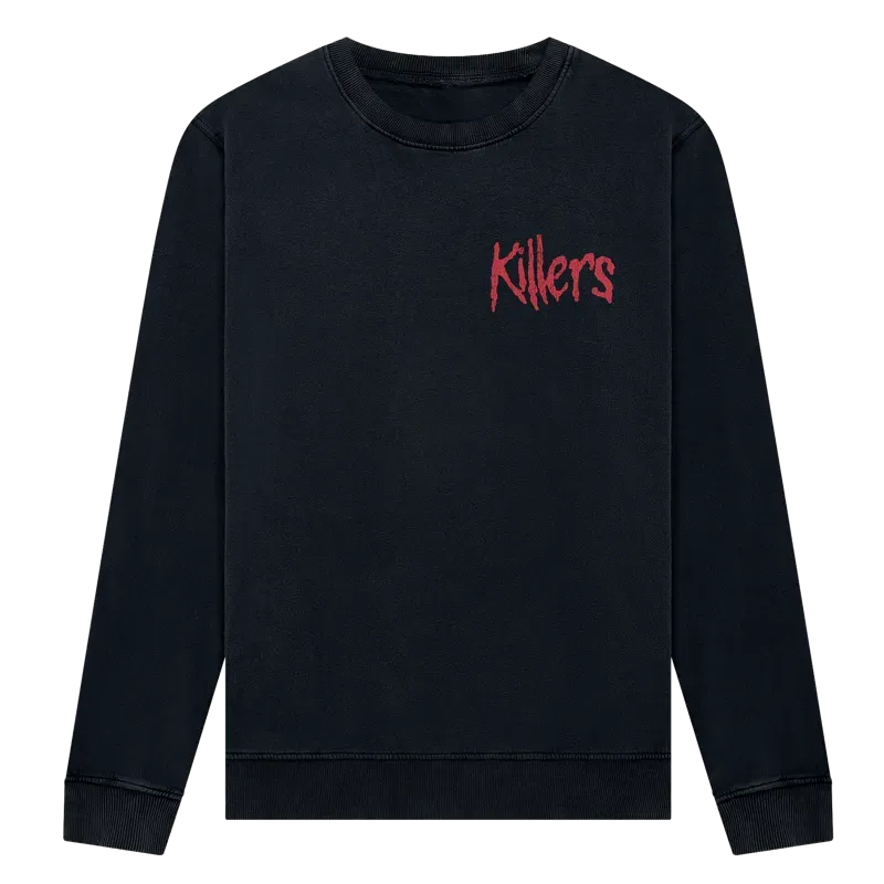 Iron Maiden Killers 45 Tracklist Vintage Sweatshirt front