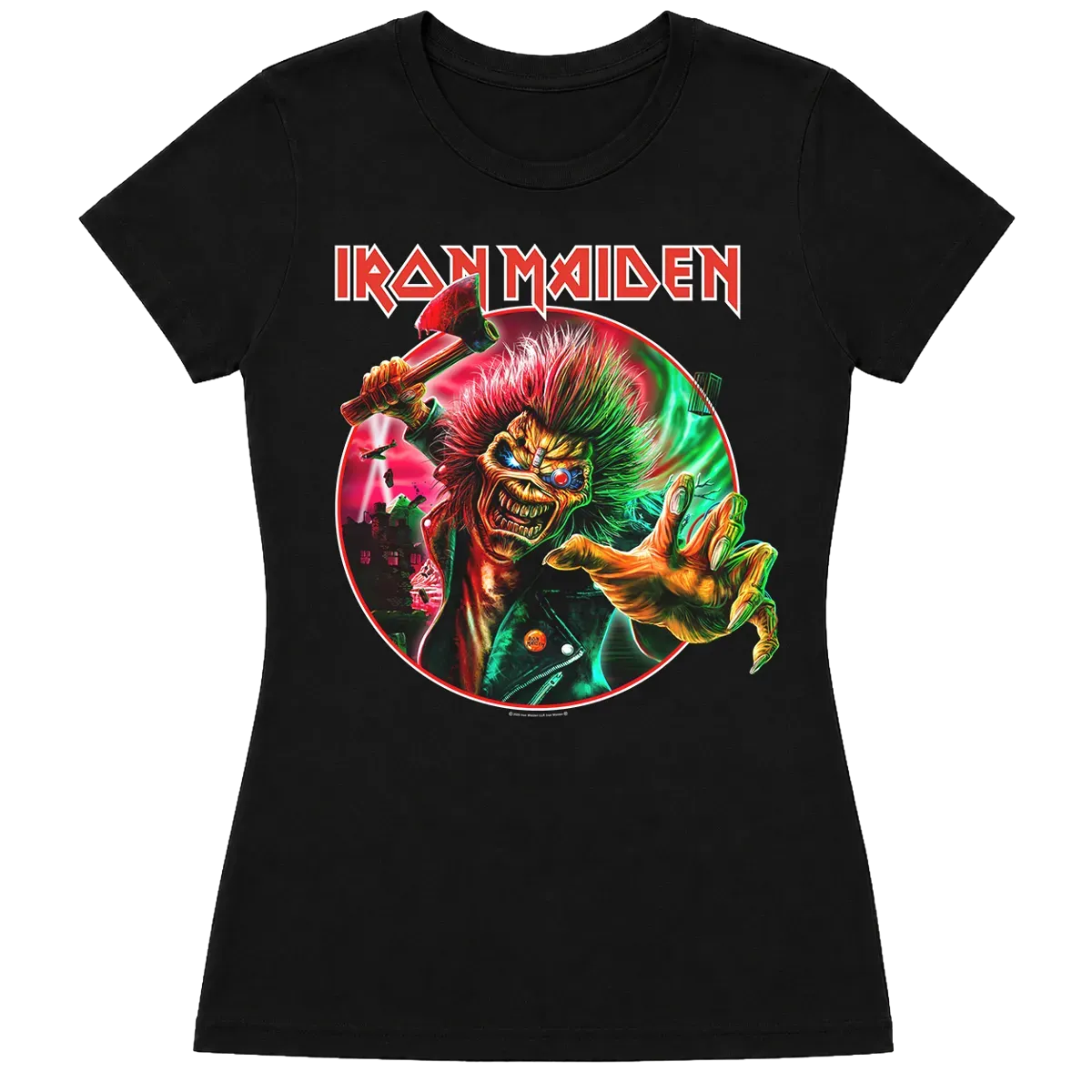 Iron Maiden Ladies Run For Your Lives 2026 Tour Tee