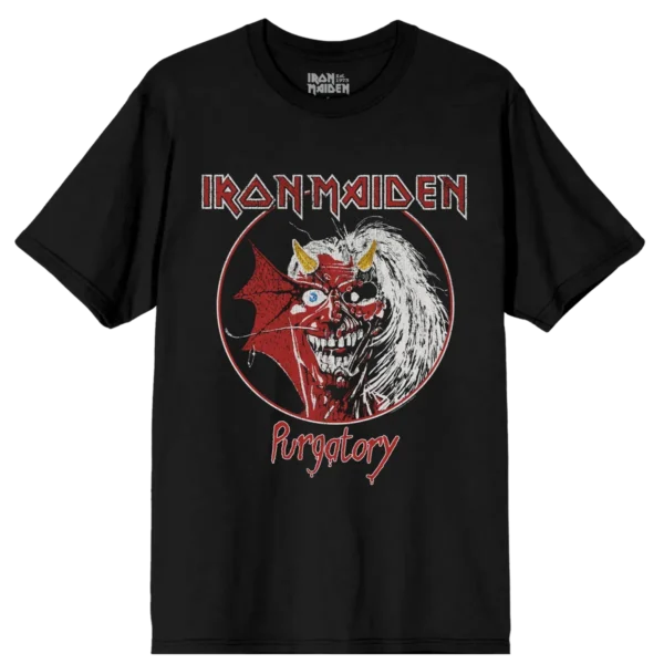 Iron Maiden Purgatory Alive in America Vintage Tee
