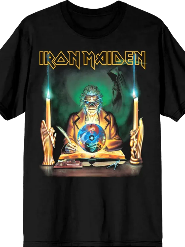 Iron Maiden Retro Clairvoyant 2025 Tour Tee front