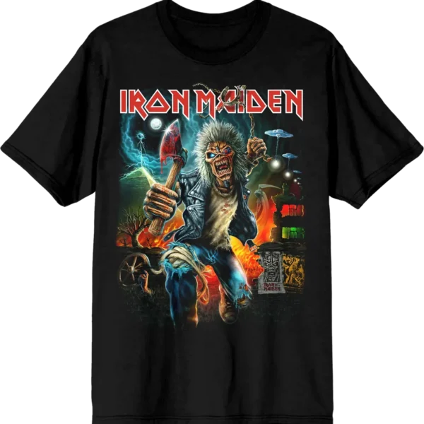 Iron Maiden Run For Your Lives 2025 Tour Tee
