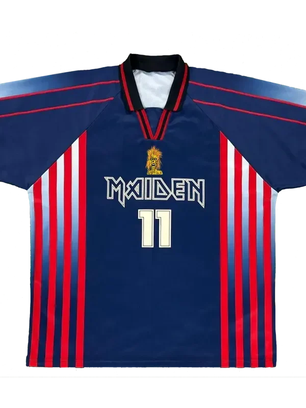Iron Maiden Run For Your Lives Tour Football Shirt