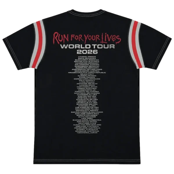 Iron Maiden Run For Your Lives Vintage Tour Tee