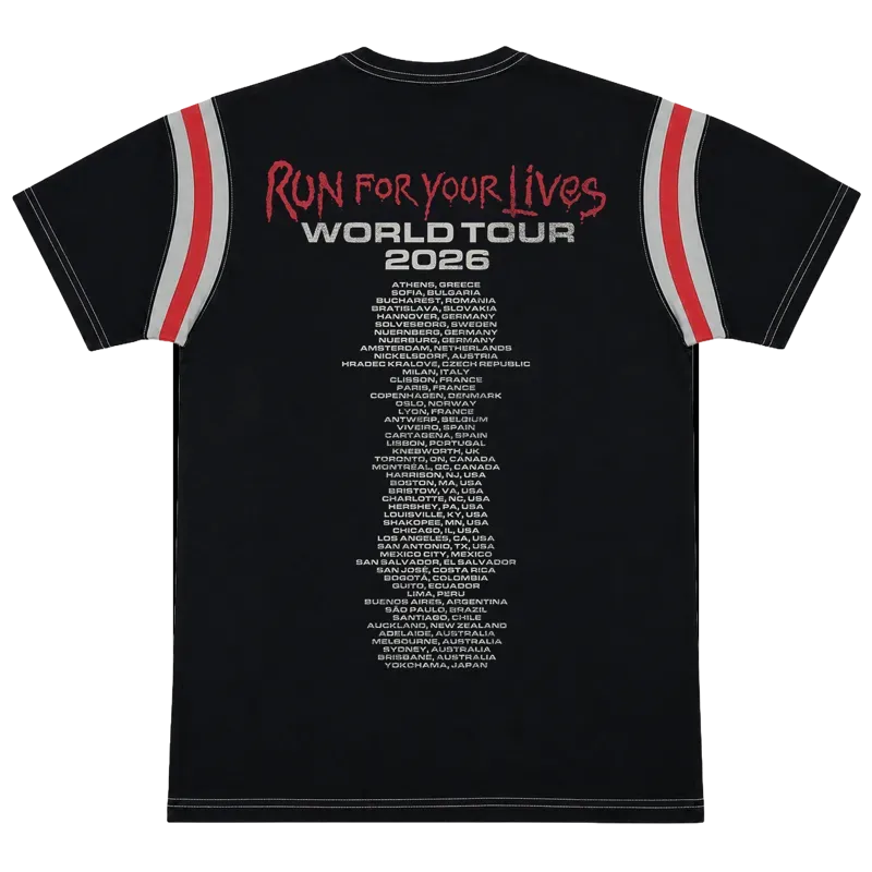 Iron Maiden Run For Your Lives Vintage Tour Tee
