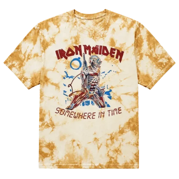 Iron Maiden Somewhere in Time Eddie Tie Dye Tee