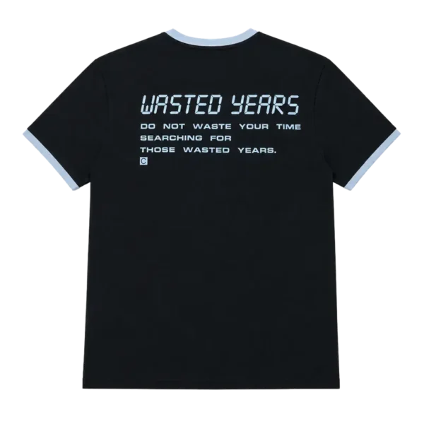 Iron Maiden Wasted Years Ringer Tee back