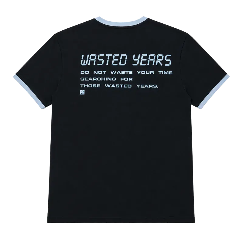 Iron Maiden Wasted Years Ringer Tee back