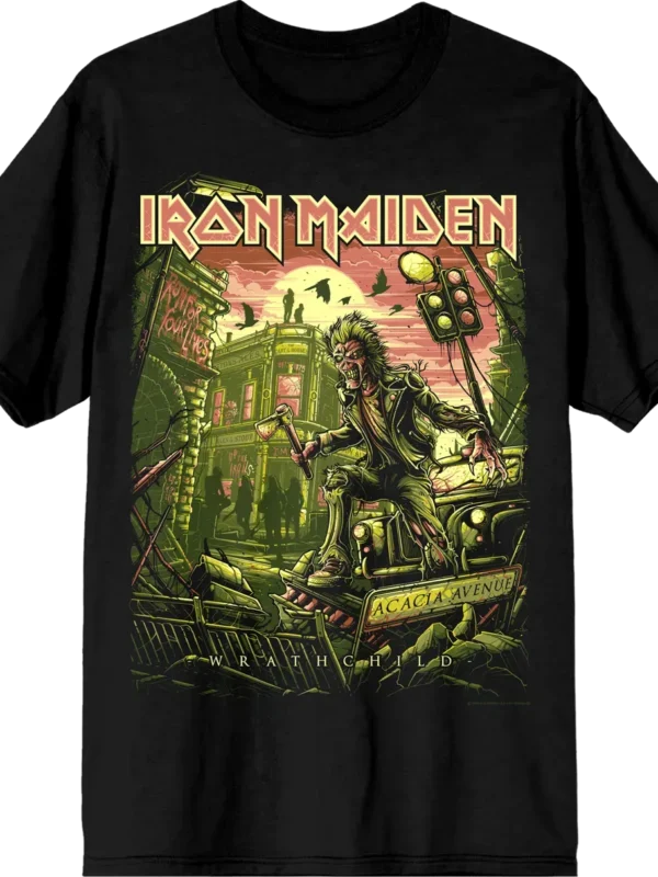 Iron Maiden Wrathchild Rue Morgue 2025 Tour Tee