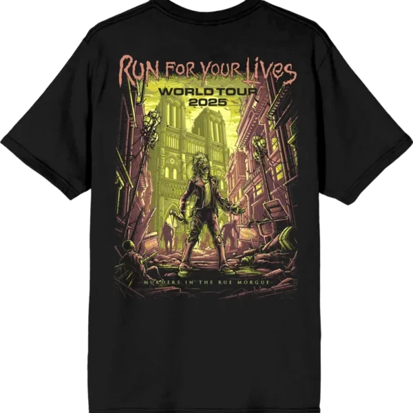 Iron Maiden Wrathchild Rue Morgue 2025 Tour Tee