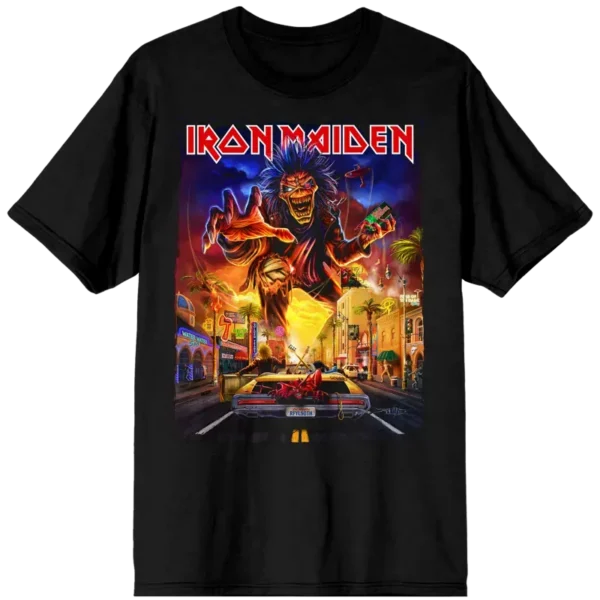 Iron Maiden Run For Your Lives 2026 Tour Los Angeles Tee