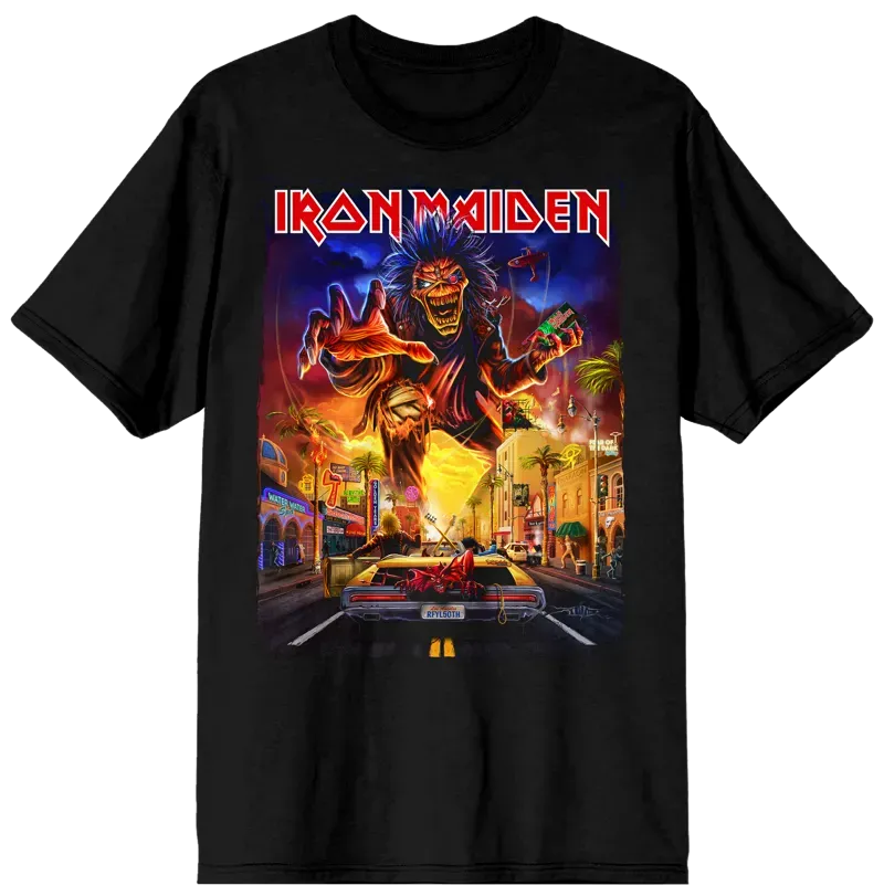 Iron Maiden Run For Your Lives 2026 Tour Los Angeles Tee