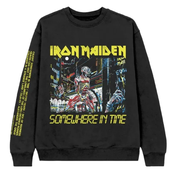 Iron Maiden Somewhere in Time Crewneck Sweater