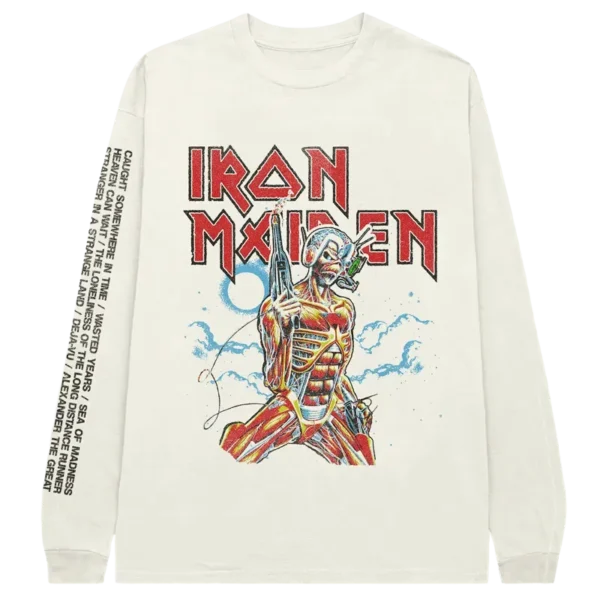 Iron Maiden Somewhere in Time Vintage Longsleeve Tee