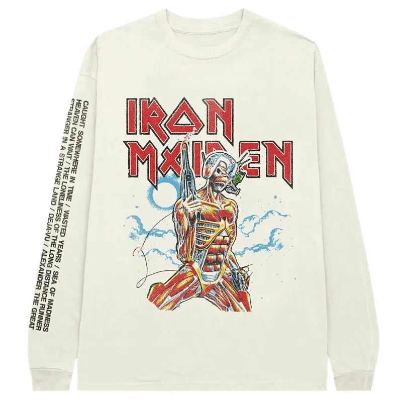 Iron Maiden Somewhere in Time Vintage Longsleeve Tee