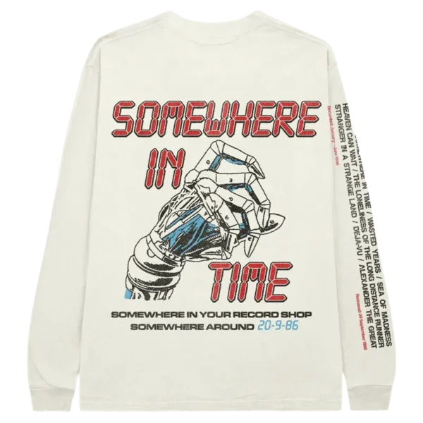 Iron Maiden Somewhere in Time Vintage Longsleeve Tee