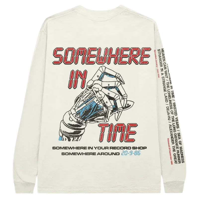 Iron Maiden Somewhere in Time Vintage Longsleeve Tee