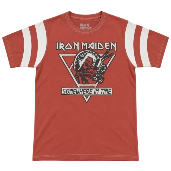Iron Maiden Somewhere in Time Vintage Red Tee