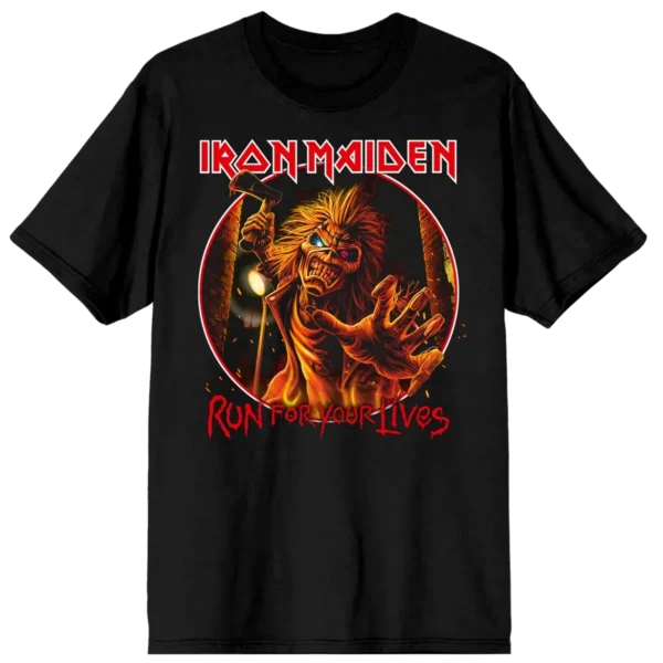 Iron Maiden Run For Your Lives 2027 Tour Announce Tee